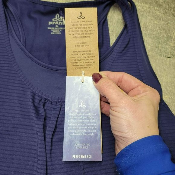 Purple Prana workout tank top size medium - Picture 4 of 6
